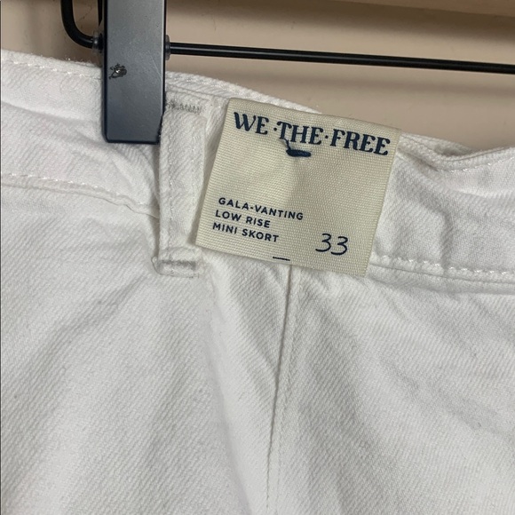 Free People Galivanting Skort in Optic White NWT Size 33 - Picture 7 of 8